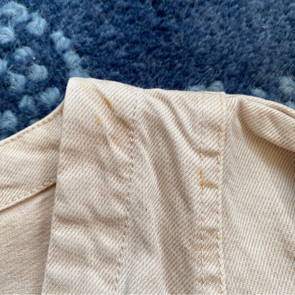 🐚 YOUNG FABULOUS & BROKE OATMEAL VOLUMINOUS LONG SLEEVE WRAP AROUND MINI DRESS! - Picture 12 of 16